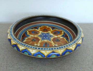 Ivora, Gouda - Plateau - Faïence, Plateel Gouda 1925 -
