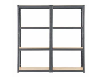 Veiling - 2 stuks Magazijnstelling / Opbergrek - Easy - Grij, Huis en Inrichting, Nieuw