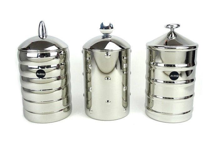 Alessi - CSA - Clare Brass - Container (3) - Kalistò 1, 2, Antiquités & Art, Antiquités | Meubles | Chaises & Canapés
