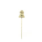 Gouden reversspeld, dasspeld van een Arabier, Ophalen of Verzenden, Gebruikt, Overige kleuren, Goud