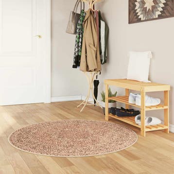 vidaXL Tapijt Runner MARSA Geel 120 x 120 cm Polyester en, Verzenden, Nieuw