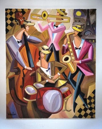 Samuel Veksler(1966) - Quatuor de jazz à Paris