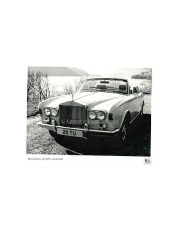 1976 ROLLS ROYCE CORNICHE CONVERTIBLE PERSFOTO