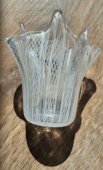 Murano - Vaas - zakdoek - Glas - Murano Seguso Viro
