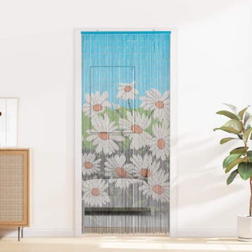 vidaXL Insect Deur Gordijn Meerkleurig 200 x 90 cm Bamboe, Verzenden, Nieuw