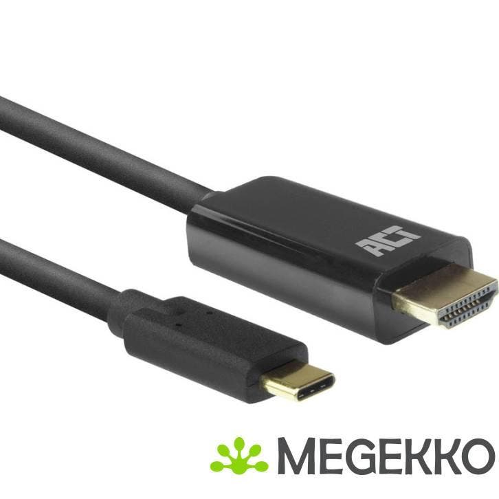 ACT USB-C naar HDMI male aansluitkabel 4K, Computers en Software, Pc- en Netwerkkabels, Nieuw, Verzenden