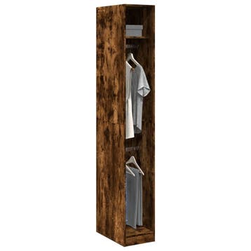 vidaXL Kledingkast 30x50x200 cm bewerkt hout gerookt, Verzenden