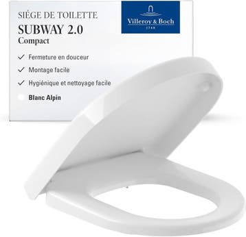 Abattant Villeroy & Boch Subway 2.0 - Offre seconde chance, Verzenden, Nieuw
