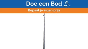 Bieden: Stainless steel bow flagpole L1500 x D30, Ophalen of Verzenden, Nieuw