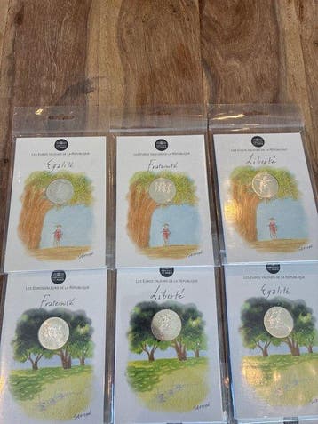 Frankrijk. 10 Euro 2014 Sempe (12 coins + Album) (Zonder