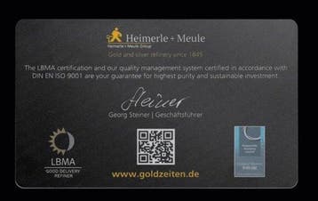 0,5 Gramm - Or - Heimerle + Meule - Secain (Sans prix de