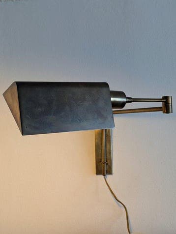 Swingarm wandlamp - Gegoten messing