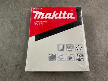 Veiling - 10x Makita schuurpapier 100-pack D-60713 k120