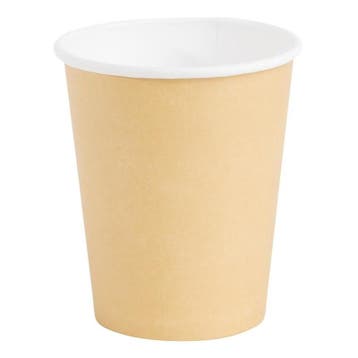 Koffiebekers | Recyclebaar Karton | 230ml | 1000 Stuks |, Verzenden, Nieuw in verpakking
