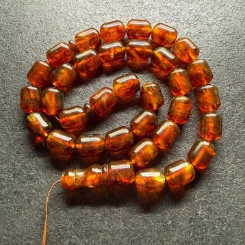 Tesbih – perles de chapelet en capsule, en forme de capsule,