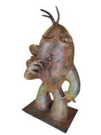 Juan García Ripollés (1932) - sculptuur, Pensador - 117 cm -