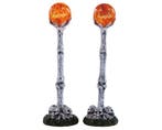 Lemax - Lighted Lantern Bone Post -  Set Of 2 -  B/o (4.5, Verzenden
