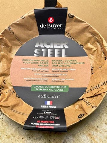 De Buyer - Poêle - Poêle - Fabriqué en France - Acier Steel