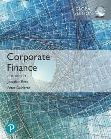 Corporate Finance, Global Edition 9781292304151, Verzenden, Gelezen, Jonathan Berk