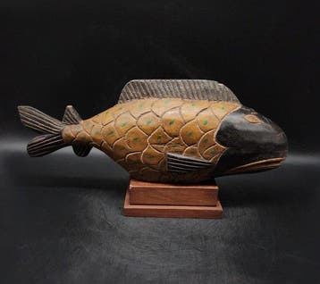 Magnifique poisson - Sculpture - Bozo - Mali (Sans prix de