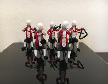 Figuur - Musicanti veneziani (5) - Muranoglas