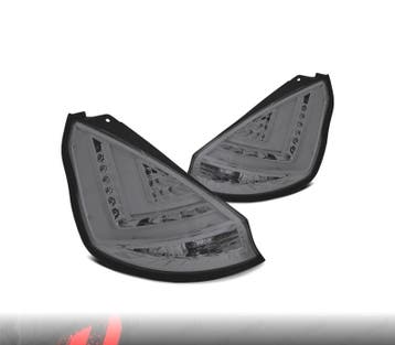Feux Arrière Pour Ford Fiesta Mk7 08-12 Light Bar Fond Chrom, Verzenden