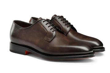 Santoni - Veterschoenen - Maat: EU 42, Nieuw