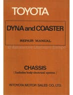 1972 TOYOTA DYNA | COASTER CHASSIS WERKPLAATSHANDBOEK
