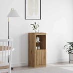 vidaXL LED Dressoir Artisan Eiken 41 x 37 x 100 cm Bewerkt, Verzenden