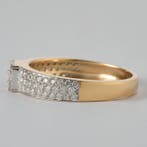 Bague à empiler - 14 carats Or jaune - 0.60ct. tw. Diamant, Bijoux, Sacs & Beauté