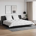 vidaXL Dekbed met Kussens met kussen 3 pcs Wit Microfiber en, Verzenden, Nieuw
