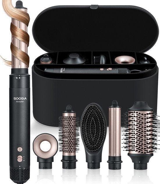 2dekans | Soosia 6-in-1 Airstyler - Föhn & Krultang -, Handtassen en Accessoires, Uiterlijk | Haarverzorging, Ophalen of Verzenden