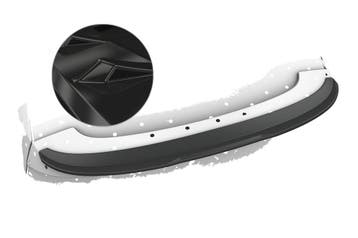 Achtervleugel met ABE voor Renault Mégane II RS HF781-G, Autos : Pièces & Accessoires, Verzenden