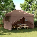 vidaXL Partytent Bruin 279 x 410 x 315 cm Oxford Stof, Verzenden, Nieuw