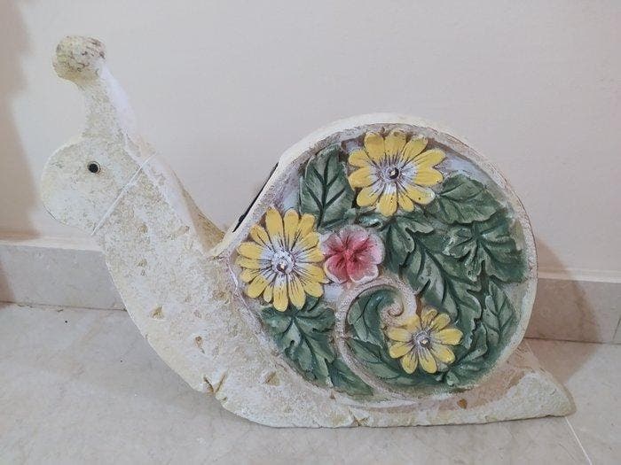 Lamp - glasvezel en magnesium, Antiek en Kunst, Curiosa en Brocante