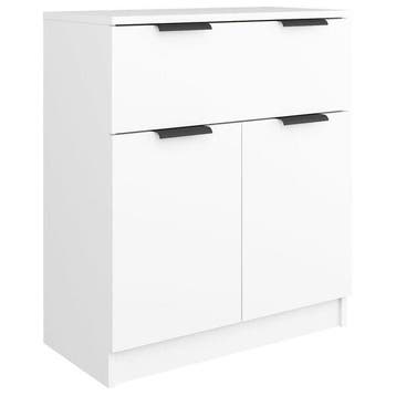 Buffet bas blanc 60x30x70cm - Retour client -34% (dressoir), Verzenden, Nieuw