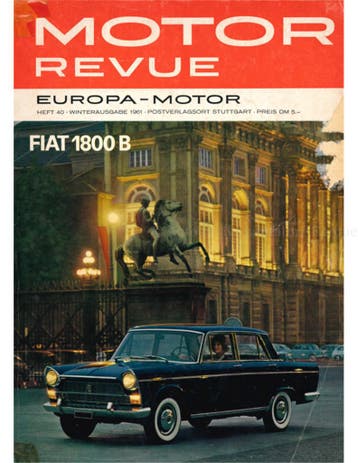 1961 MOTOR REVUE MAGAZINE 40 DUITS, Ophalen of Verzenden, Nieuw
