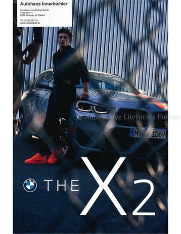 2020 BMW X2 BROCHURE DUITS, Nieuw