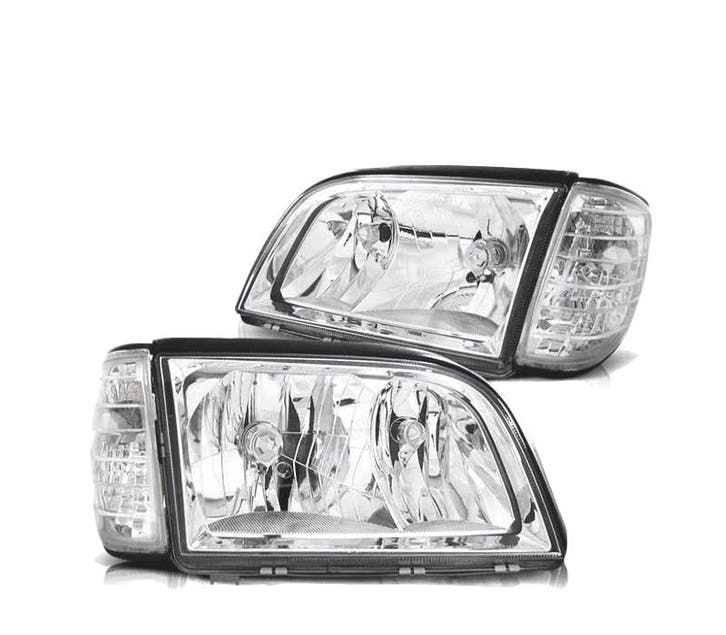 PHARES POUR MERCEDES CLASSE S W140 91-98 CHROMÉ + CLIGNOTANT, Autos : Pièces & Accessoires, Éclairage, Envoi
