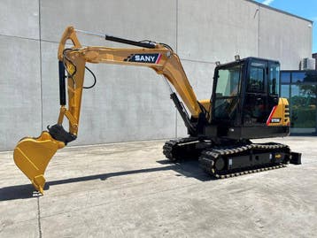 Veiling: Midigraafmachine SANY SY55C Diesel 2019, Ophalen