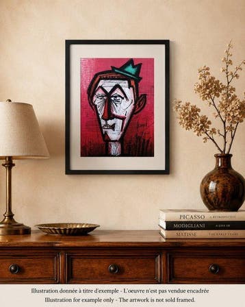 Bernard Buffet (1928-1999) - Le clown au chapeau
