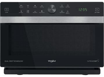 Whirlpool -  MWsc 833 - Magnetron 900 W Inhoud 33 L - Zwart, Elektronische apparatuur, Microgolfovens, Verzenden, Nieuw, Draaiplateau