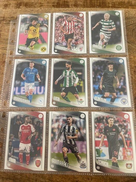 Topps Grote lot Topps UEFA Champions League – 190 kaarten –, Collections, Autocollants