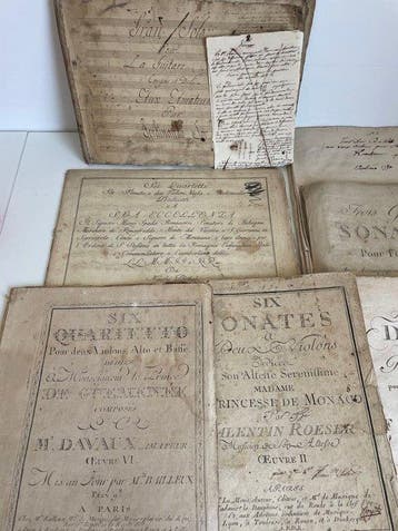 Varios autores - Lote de 9 libros sobre música - Particellas, Antiek en Kunst