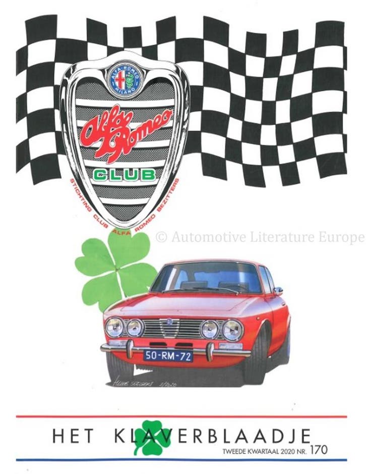 2020 ALFA ROMEO CLUB HET KLAVERBLAADJE 170 NEDERLANDS, Boeken, Auto's | Folders en Tijdschriften