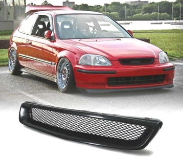 CALANDRE POUR HONDA CIVIC HATCHBACK 95-98 NOIR, Autos : Pièces & Accessoires, Verzenden