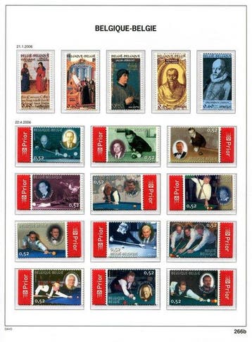 Belgique 2006 - Timbres issus des Blokken et Boekjes selon, Gestempeld