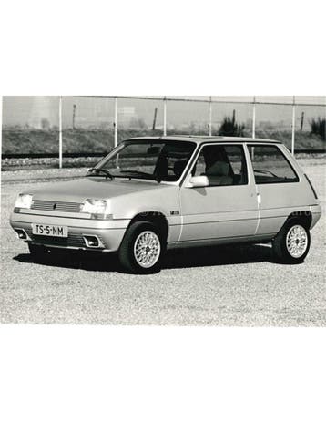 1986 RENAULT 5 SUPER TS NEW MAN PERSFOTO, Nieuw