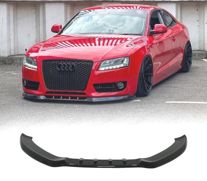 SPOILER LIP AUDI A5 S LINE 07-12 NOIR BRILLANT, Autos : Pièces & Accessoires, Carrosserie & Tôlerie, Envoi