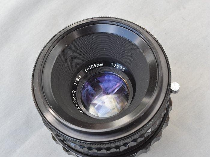 Zenza Bronica NIKKOR-Q 1:3.5 f=105mm Analoge camera, Audio, Tv en Foto, Fotocamera's Analoog